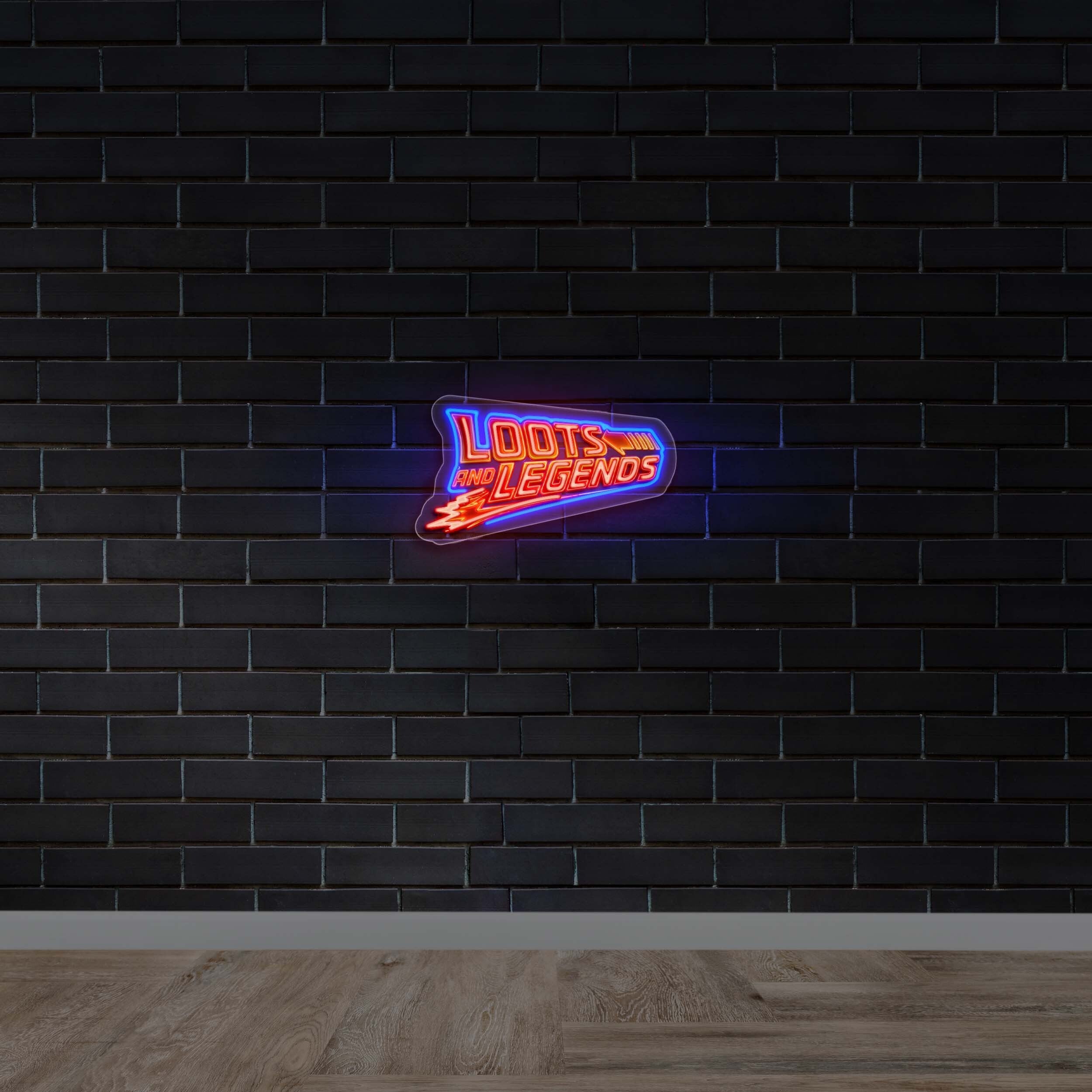 Loots and Legends - Premium Neon Artwork