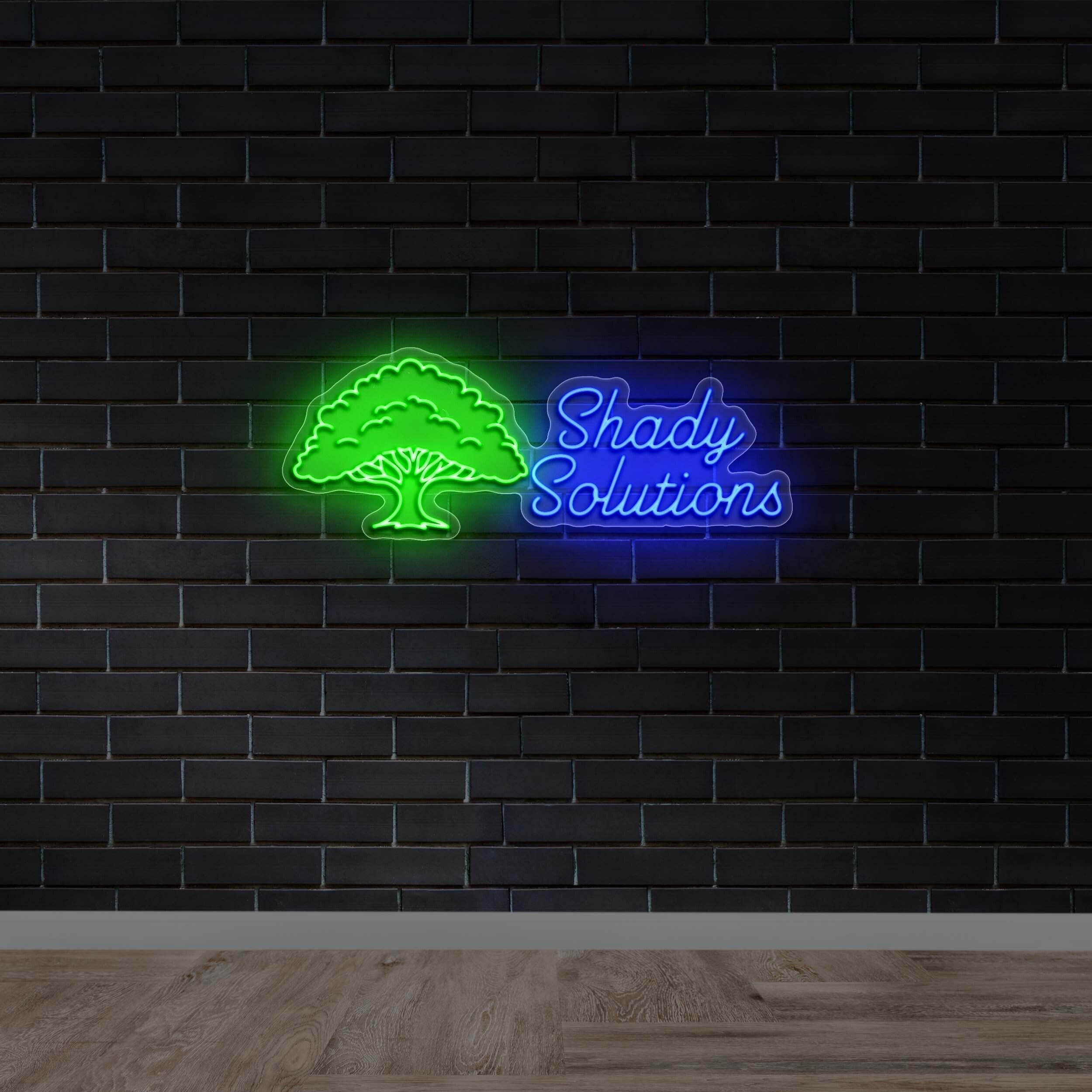 Shady Solutions | 3rd version - Premium Neon Artwork