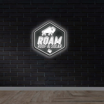 ROAM ROOF & SOLAR - Premium Neon Artwork