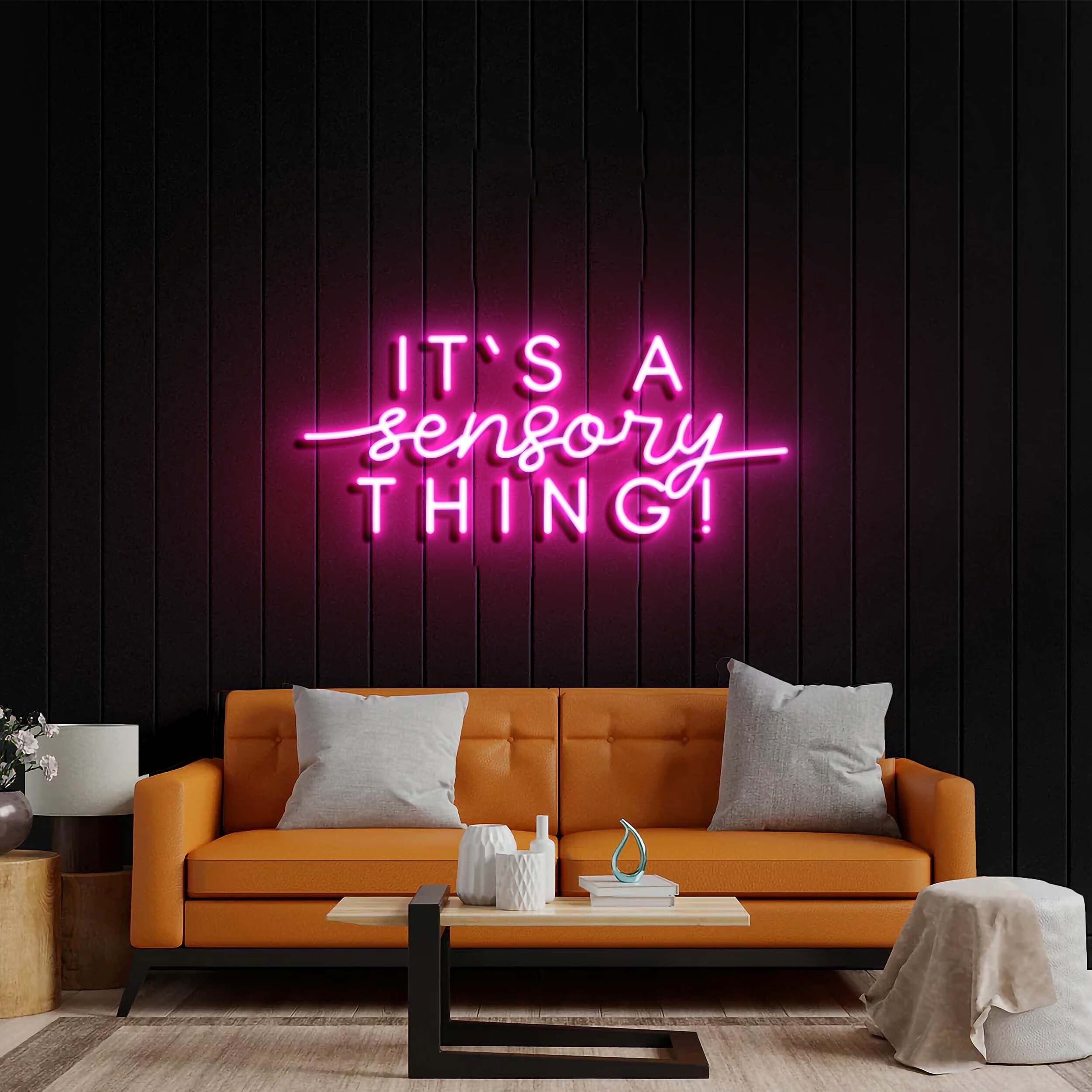 It's a sensory thing - Premium Neon Artwork