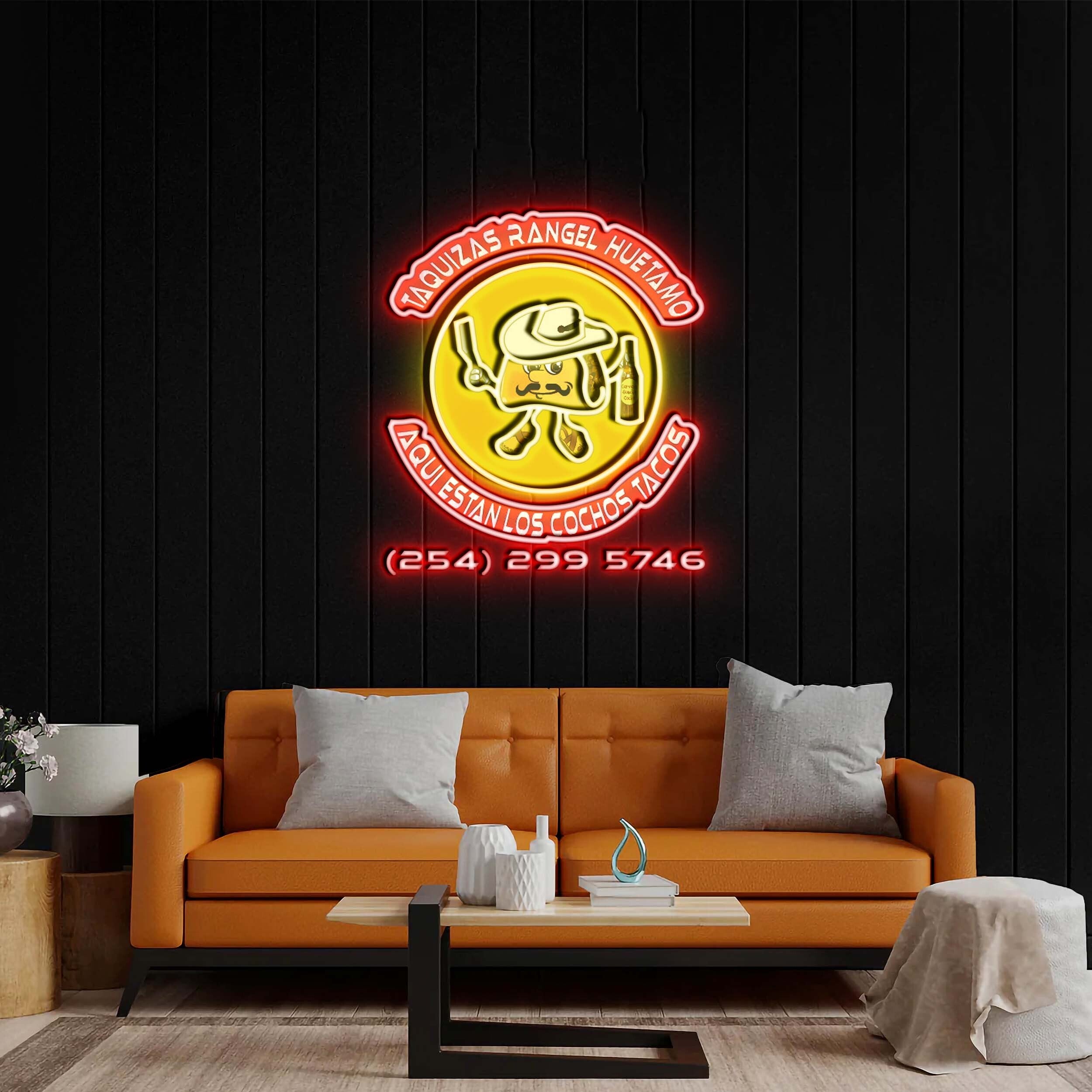Taquizas Rangel - Premium Neon Artwork