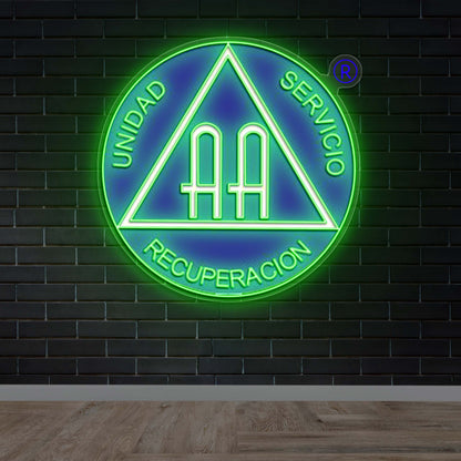 Unidad Servicio Recuperacion - Premium Neon Artwork