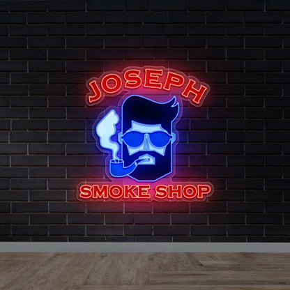 Joseph Smoke Shop - Premium Neon Artwork