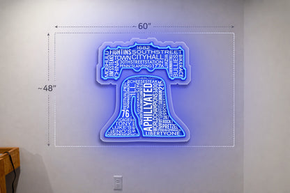 Fightins Southstreet Town Cityhall - Premium Neon Artwork