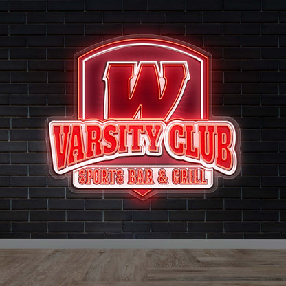 Varsity Club Sports Bar & Grill - Premium Neon Artwork