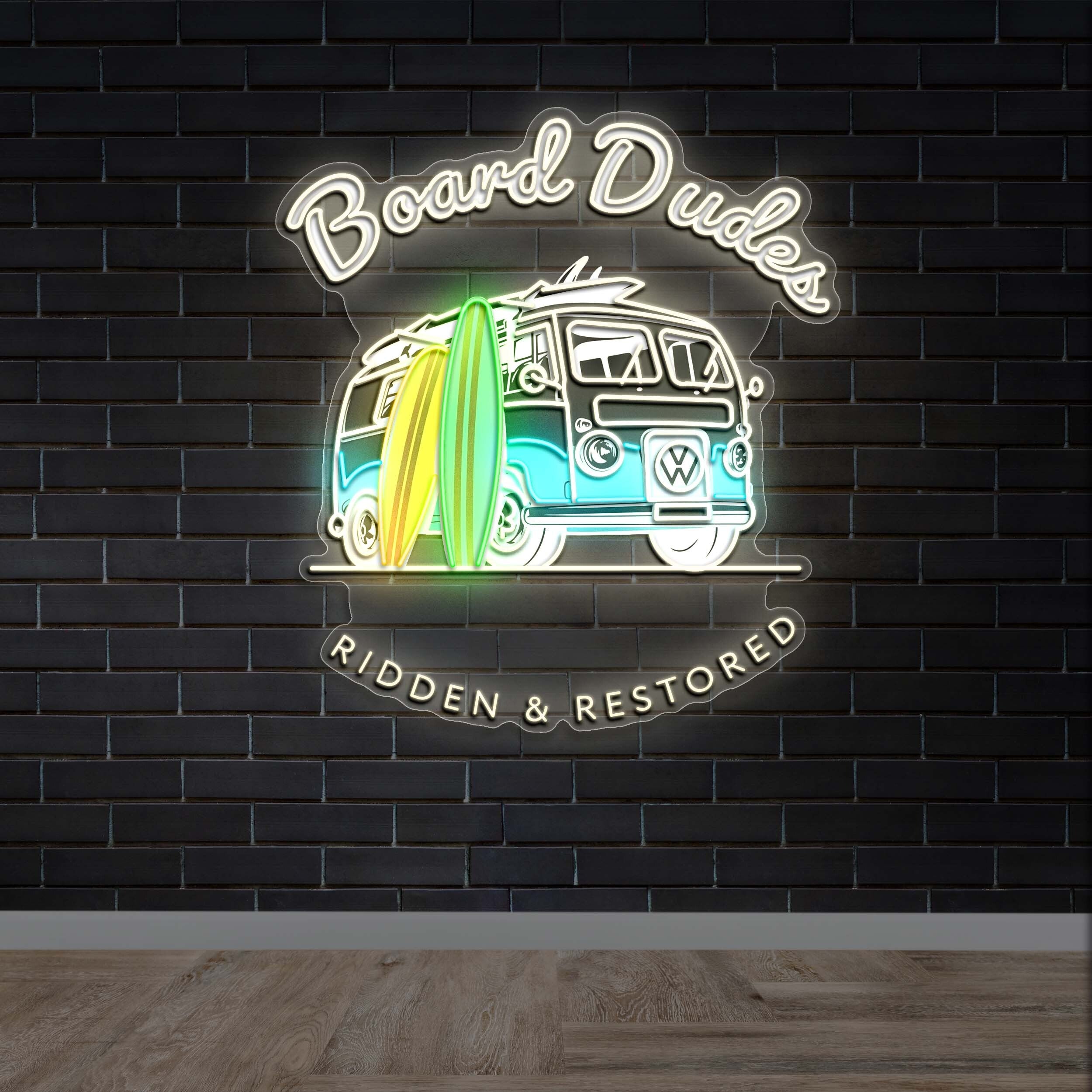 Board Dudes - Premium Neon Artwork