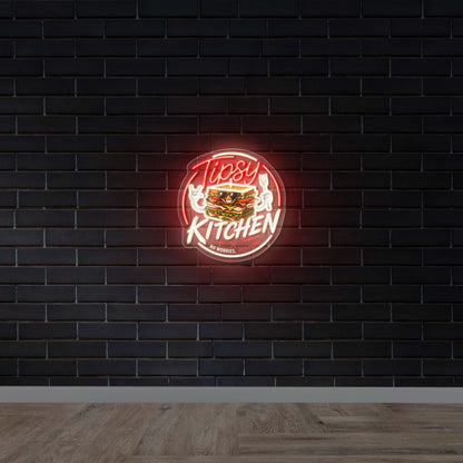 TIPSY KITCHEN - Premium Neon Artwork