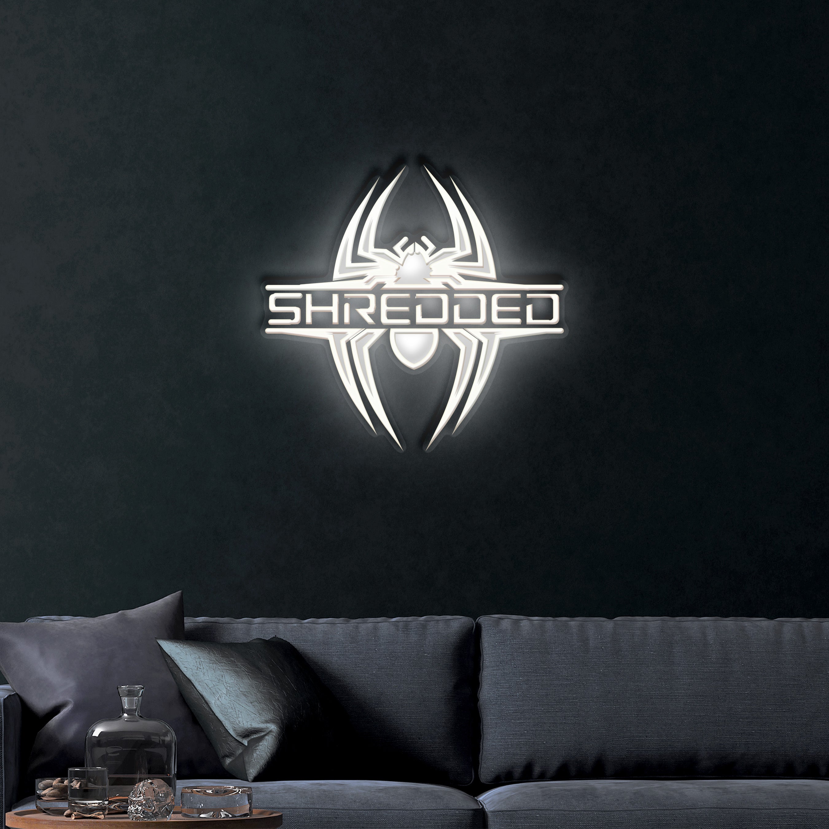 SHREDDED – Premium Neon Artwork
