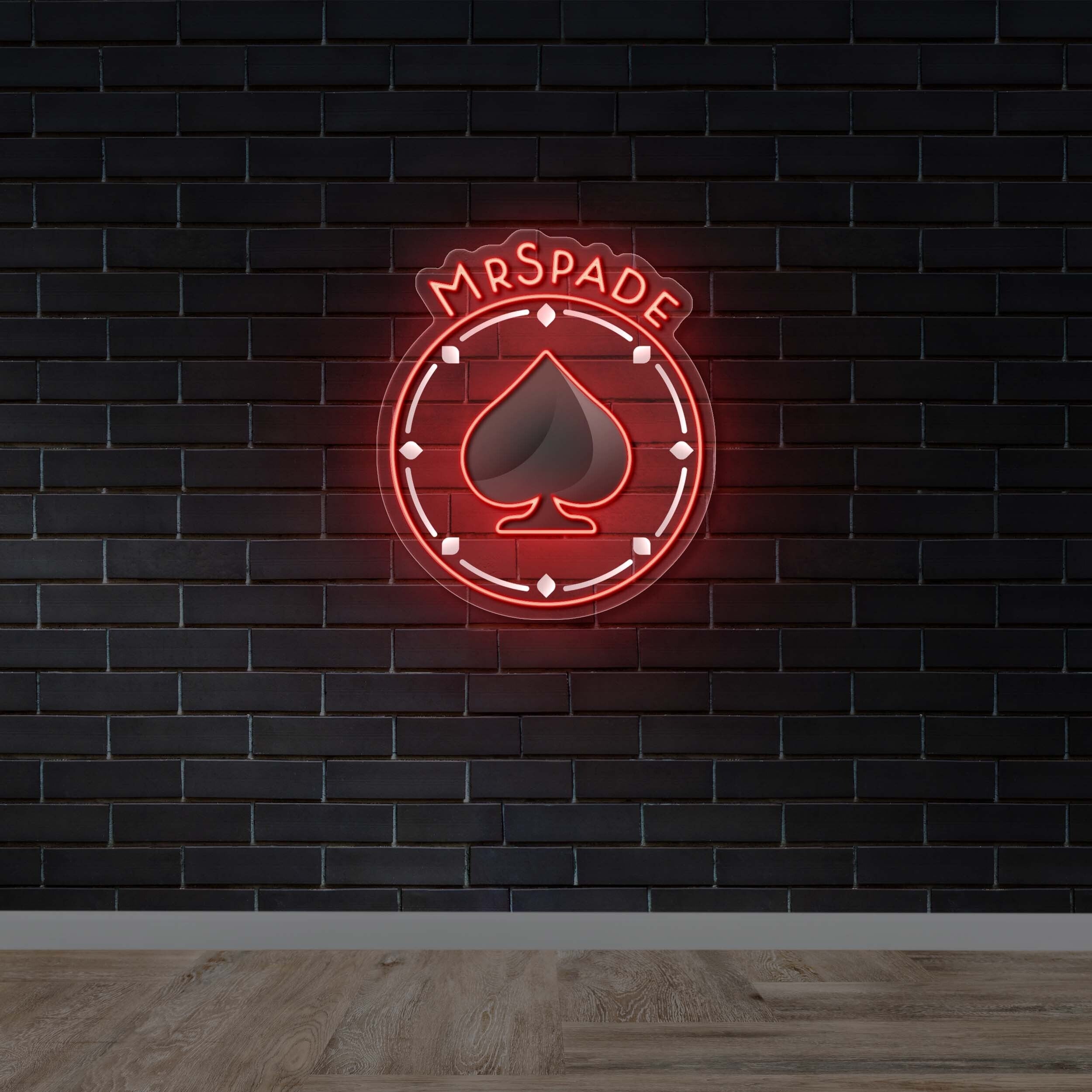 Mr Spade - Premium Neon Artwork