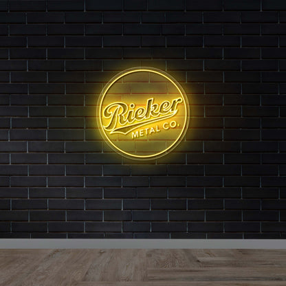 Rieker Metal Co -  Premium Neon Artwork