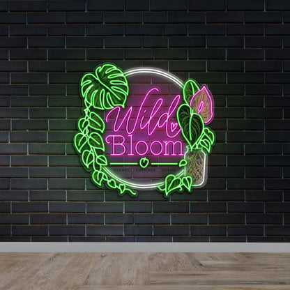 Wild Bloom - Premium Neon Artwork