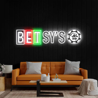 Betsy's - Premium Neon Artwork