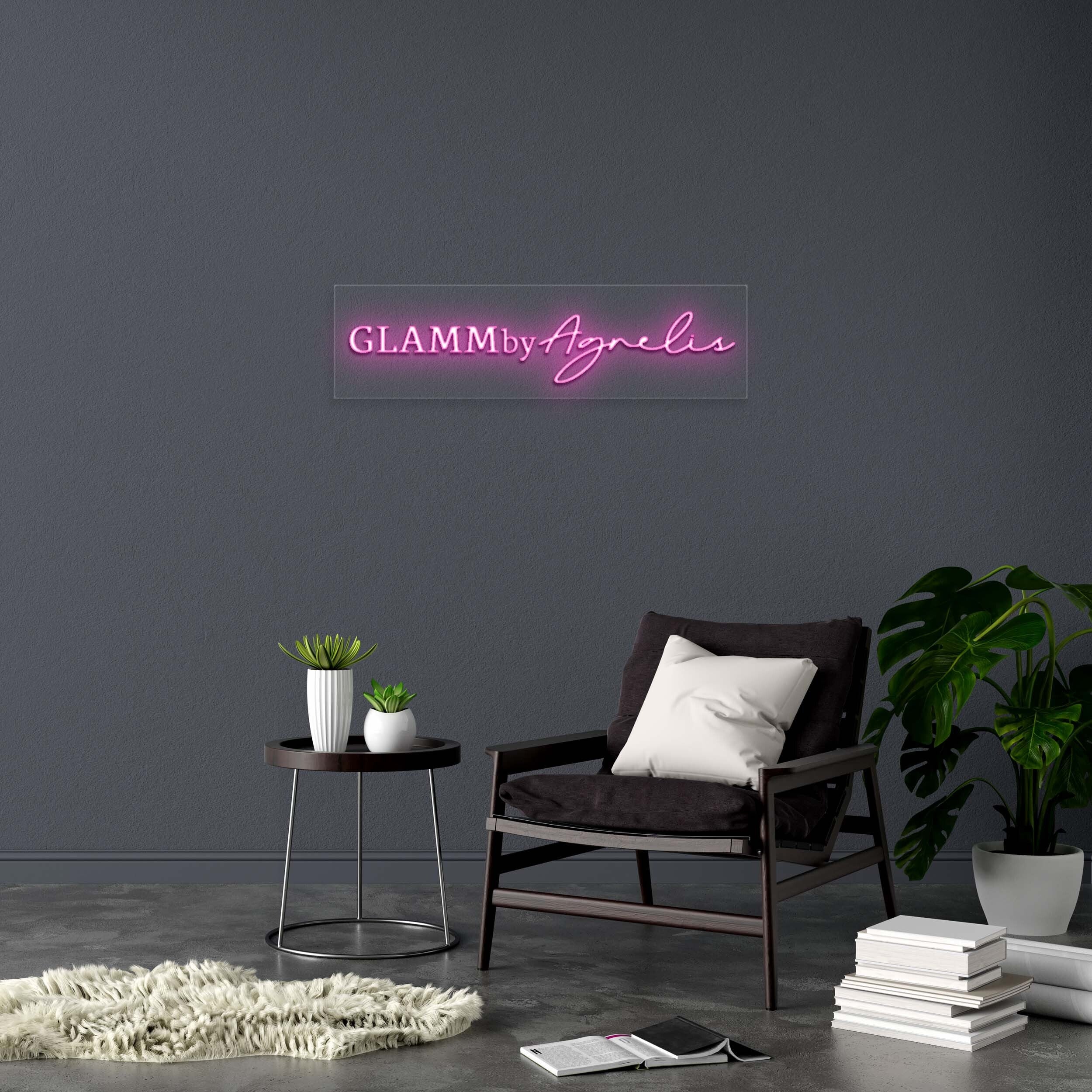 GLAMMbyAgnelis - Premium Neon Artwork