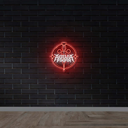 AGUJA PINPIN - Premium Neon Artwork