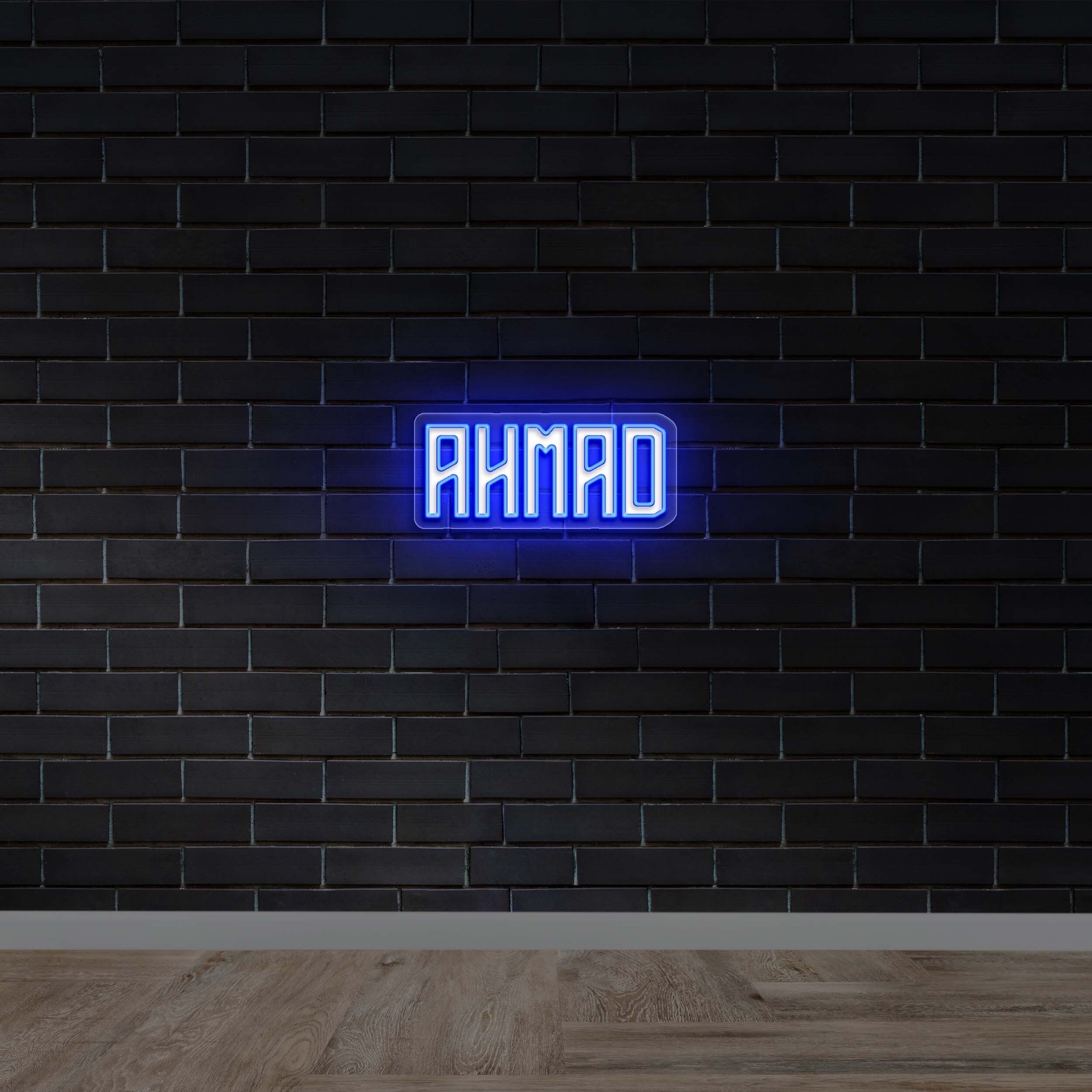 AHMAD - Premium Neon Artwork