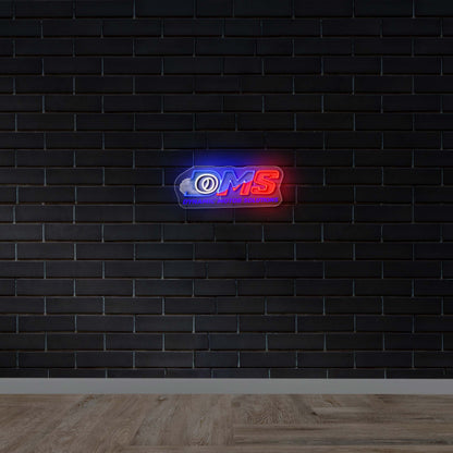 DMS Dynamic Motor Solutions - Premium Neon Artwork