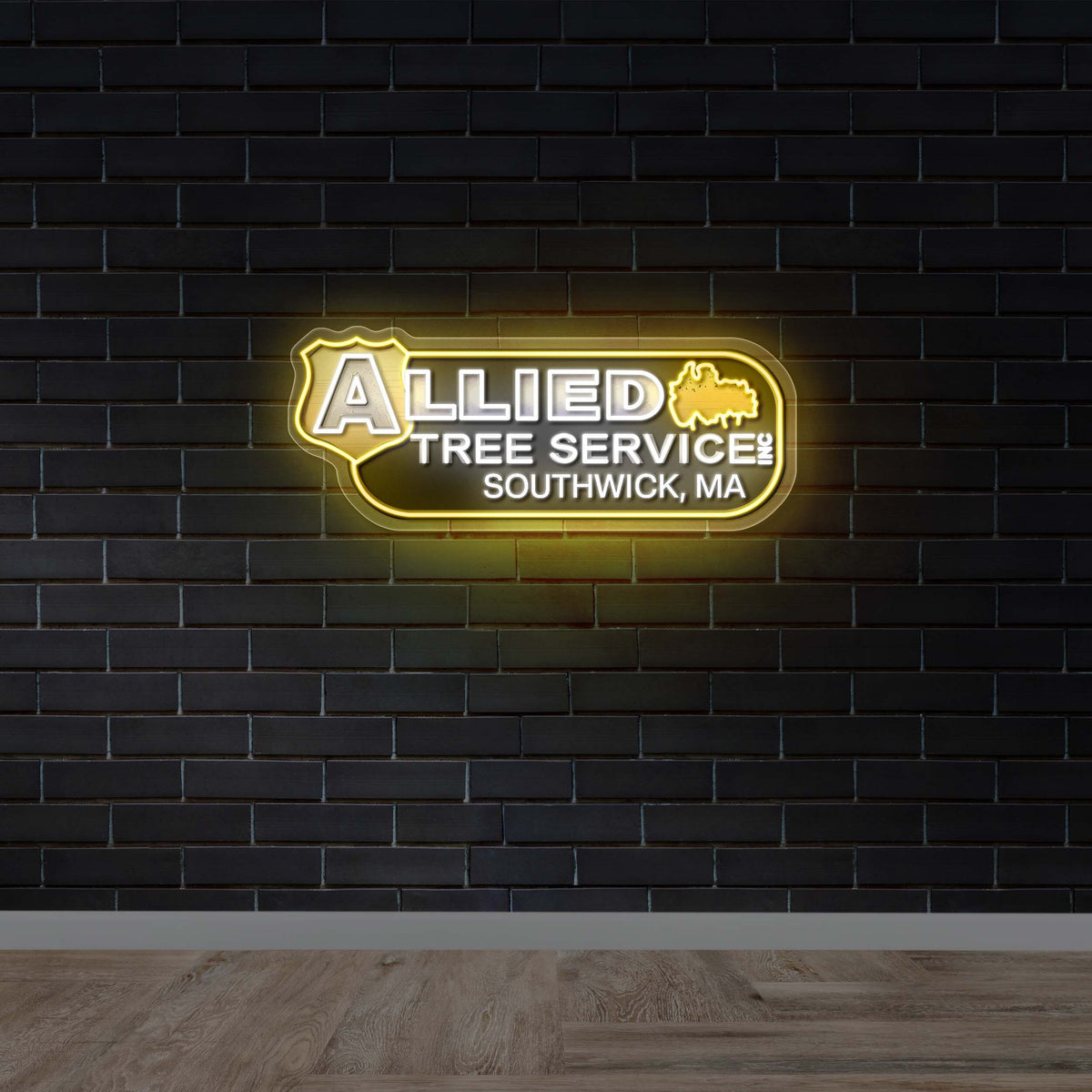 Allied Tree Service - Premium Neon Artwork