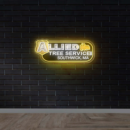 Allied Tree Service - Premium Neon Artwork