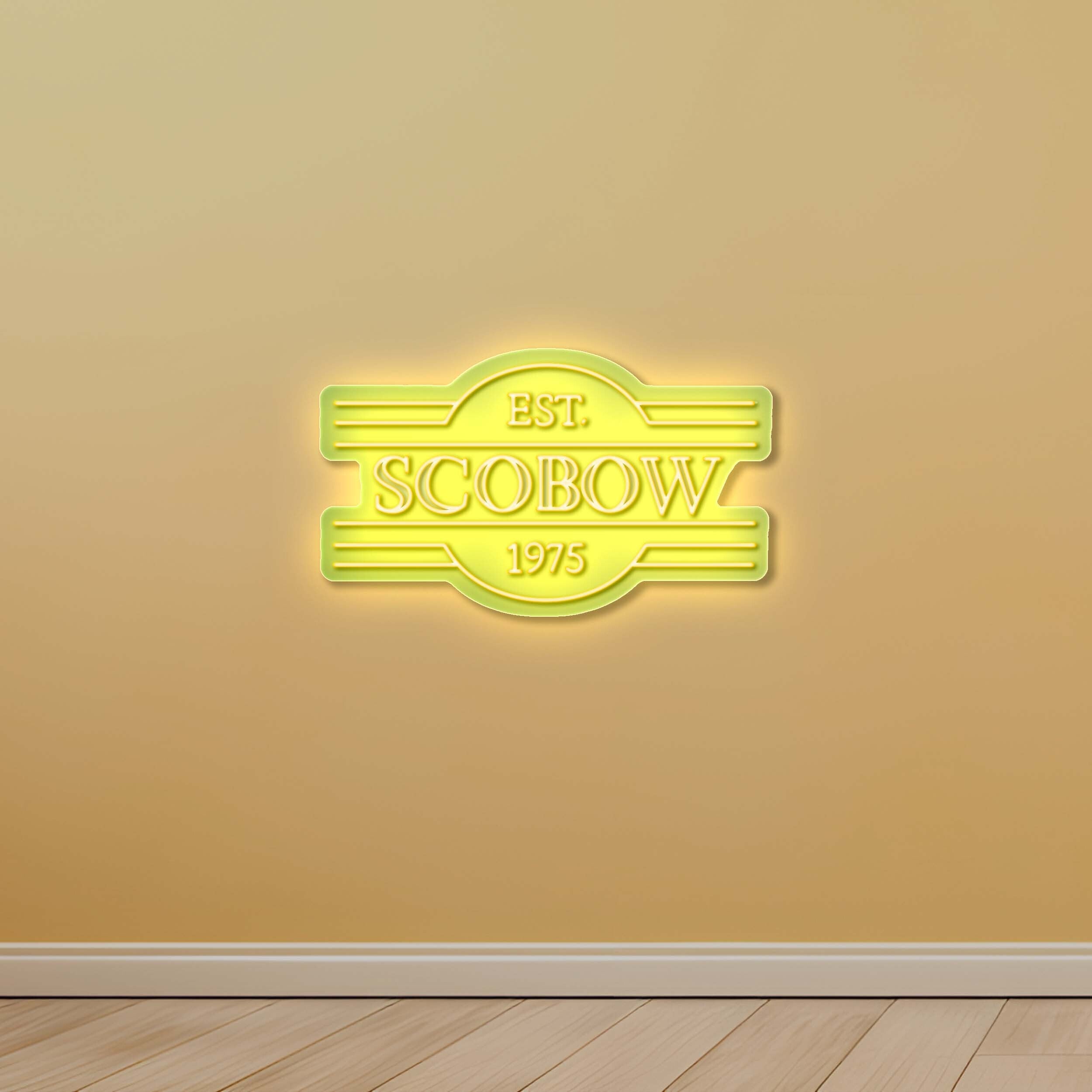 EST. SCOBOW 1975 - Premium Neon Artwork