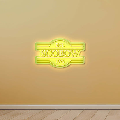 EST. SCOBOW 1975 - Premium Neon Artwork