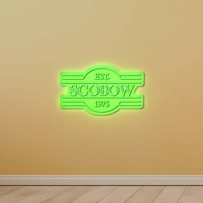 EST. SCOBOW 1975 - Premium Neon Artwork