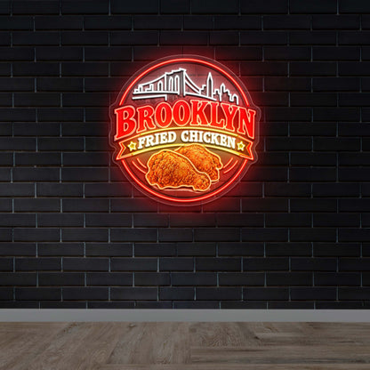 Brooklyn Fried Chicken - Premium Neon Artwork