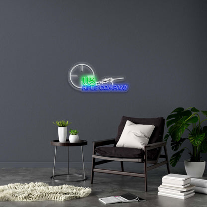 US RIFLE COMPANY - Premium Neon Artwork