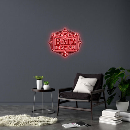 BATZ LIQUOR - Premium Neon Artwork
