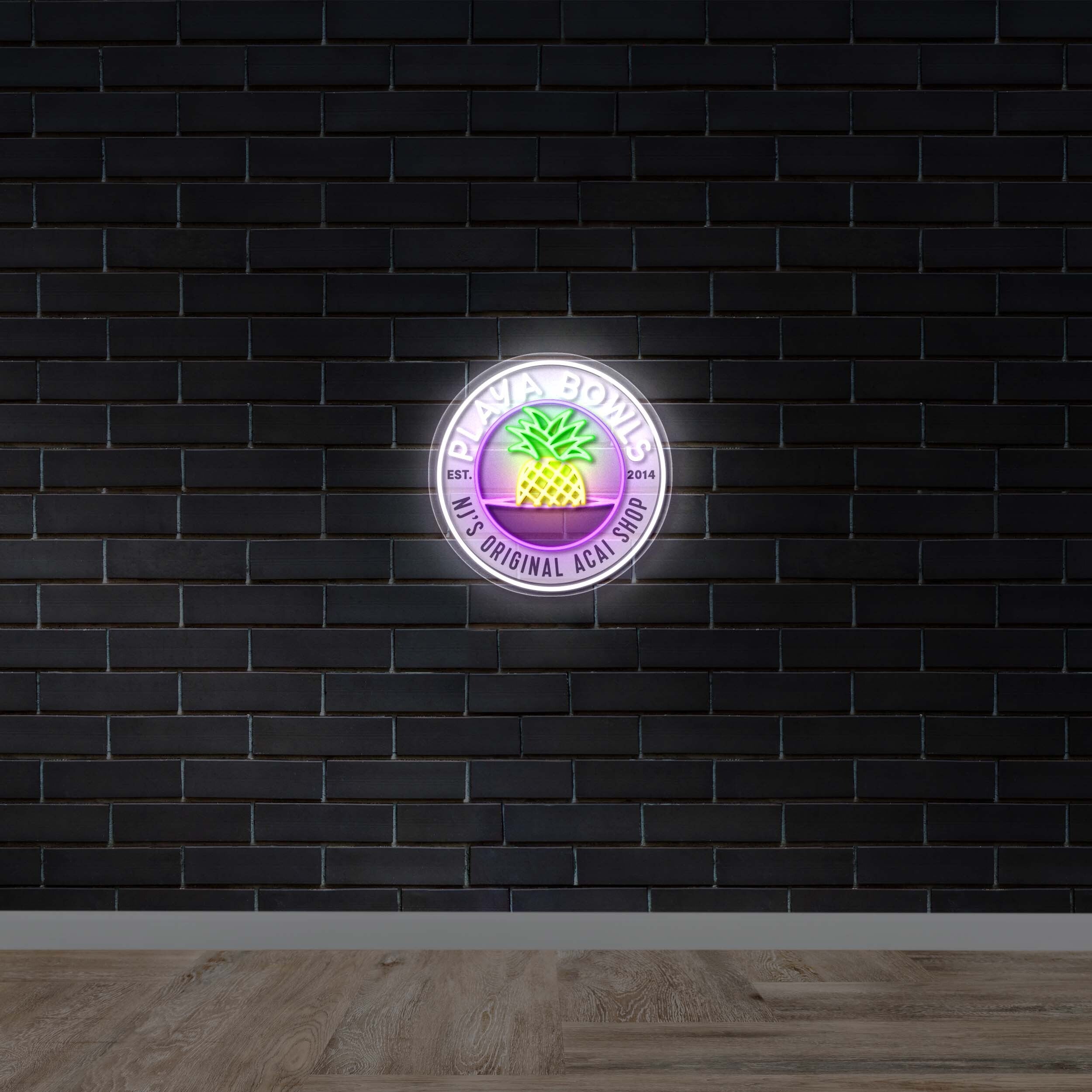 PLAYA BOWLS - Premium Neon Artwork