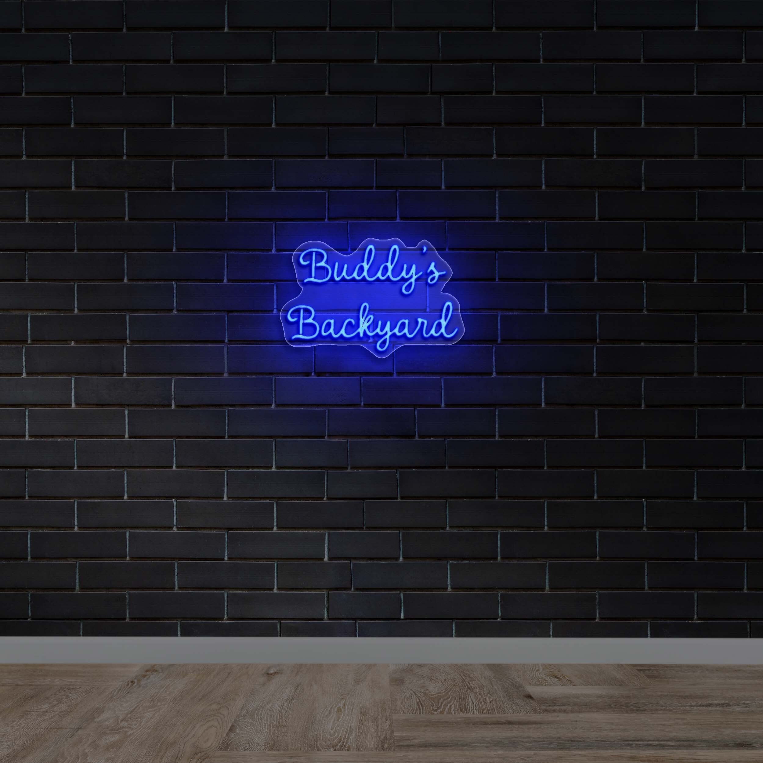 Buddy’s Backyard - Premium Neon Artwork