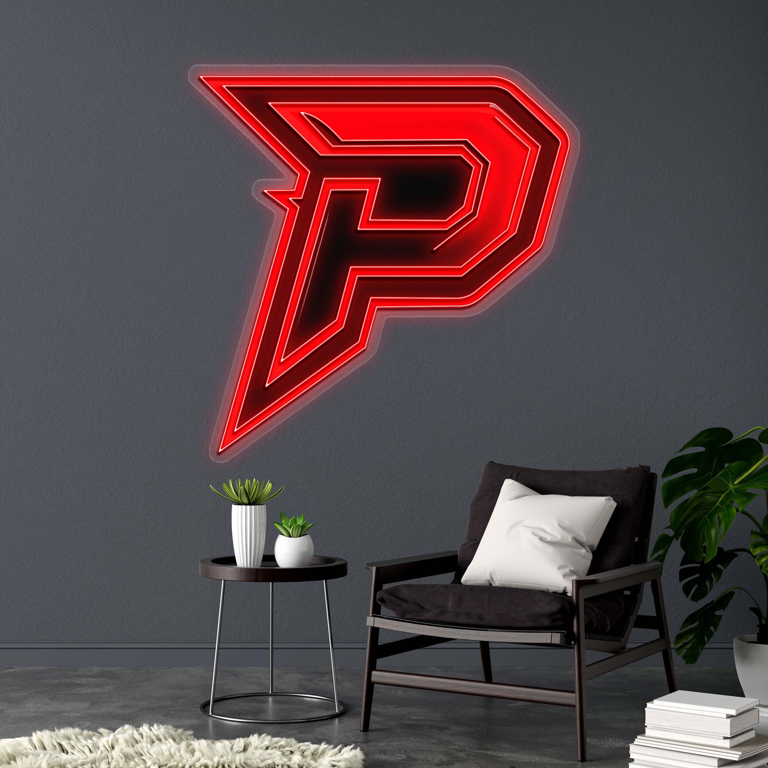 P - Premium Neon Artwork