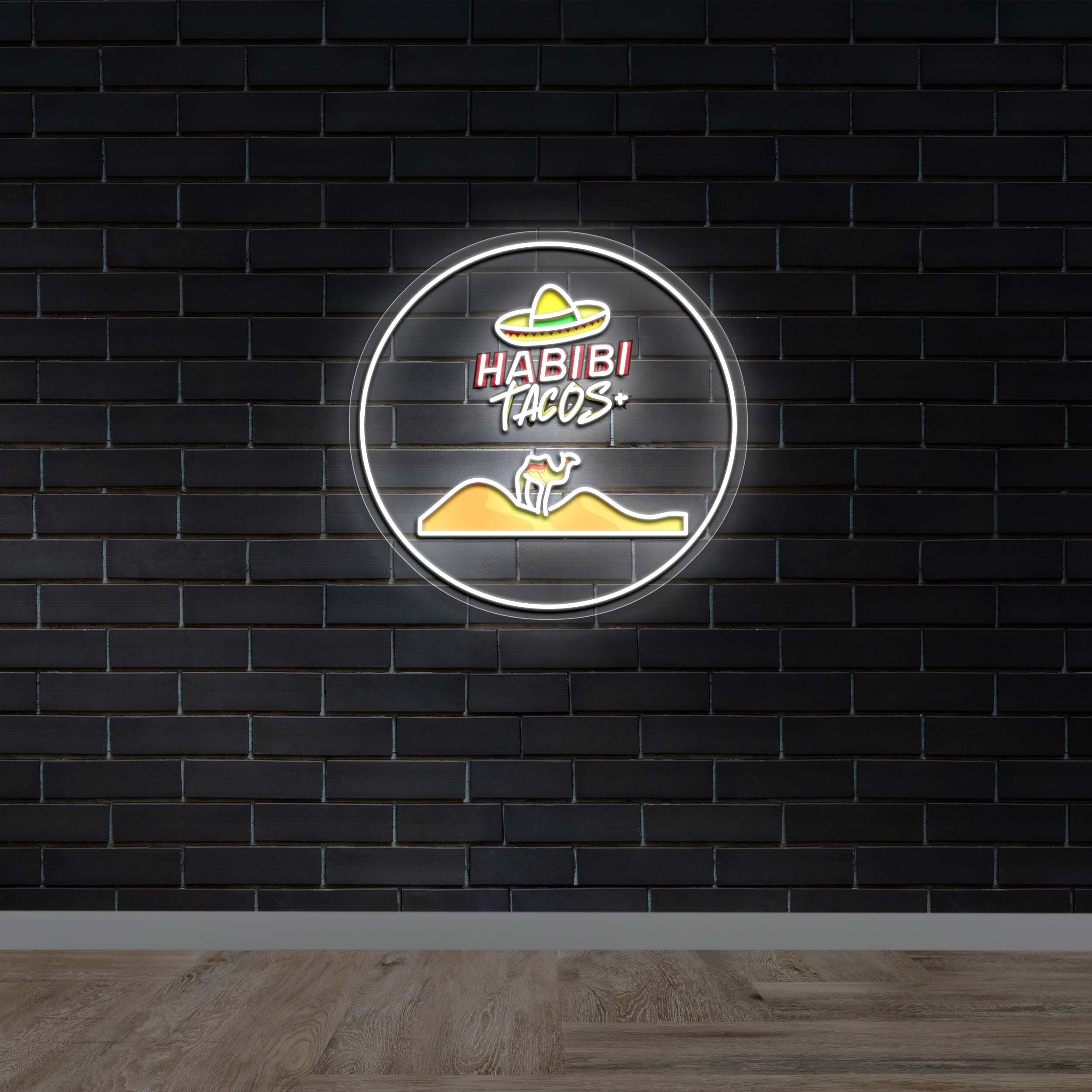 Habibi Tacos - Premium Neon Artwork
