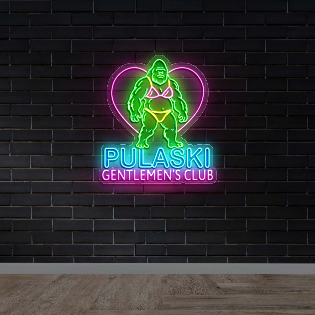 Pulaski Gentlemen's Club - Premium Neon Artwork