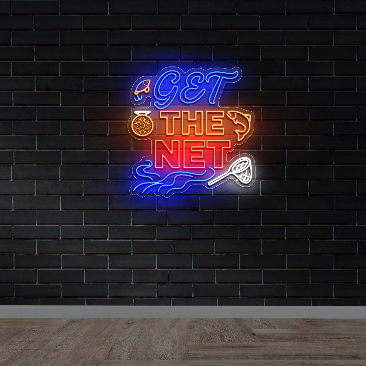 Get The Net - Premium Neon Artwork