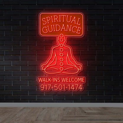 Spiritual Guidance - Premium Neon Artwork