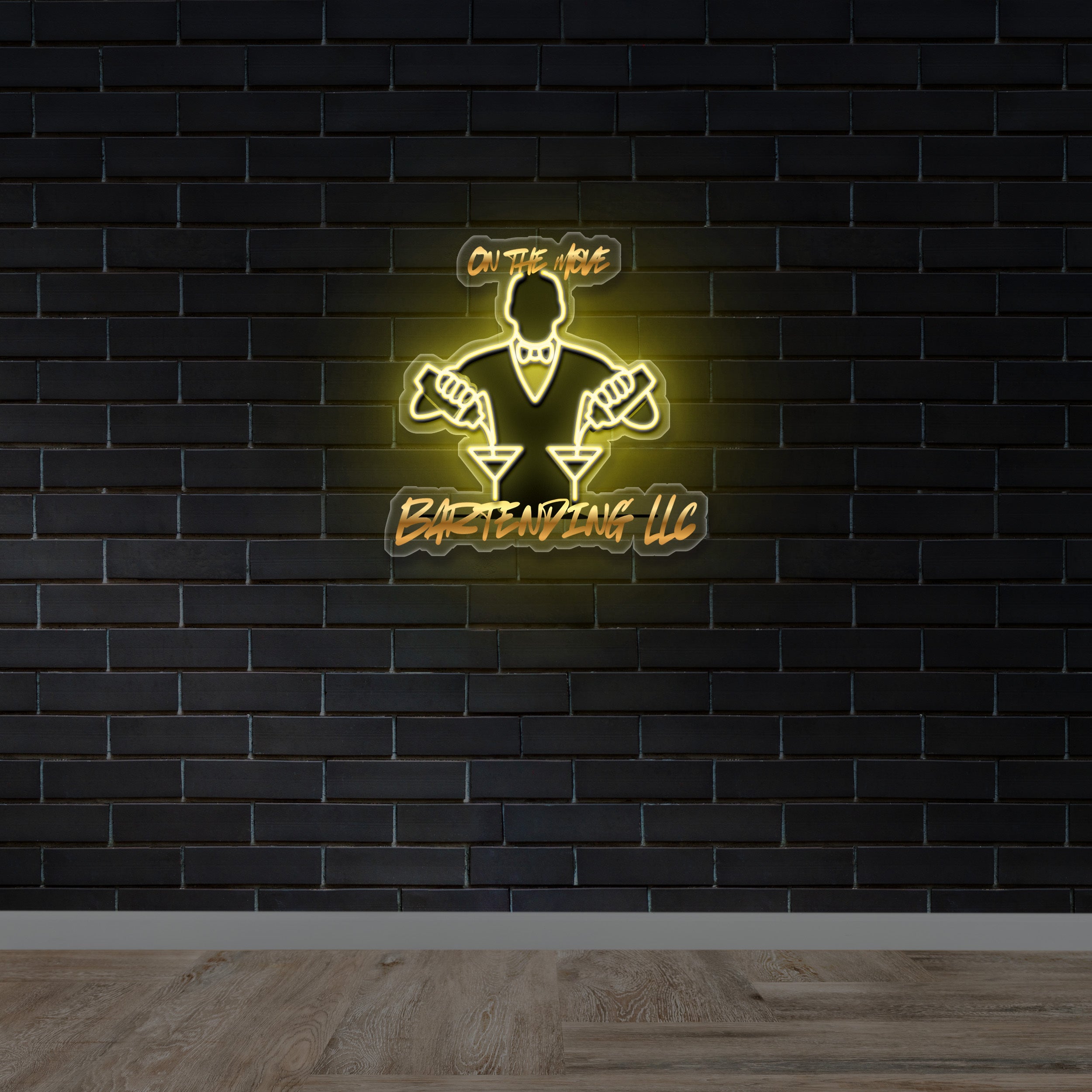 ON THE MOVE BARTENDING LLC - Premium Neon Artwork
