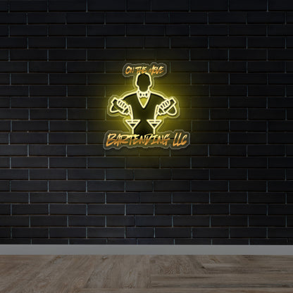 ON THE MOVE BARTENDING LLC - Premium Neon Artwork