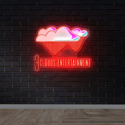 3 Clouds Entertainment - Premium Neon Artwork