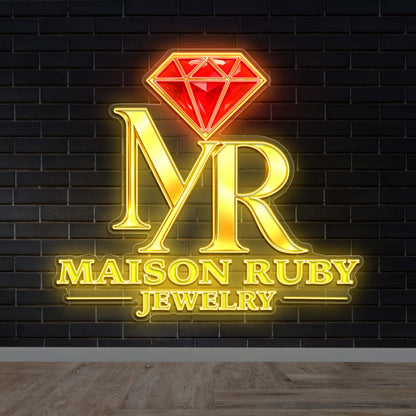 Maison Ruby Jewelry - Premium Neon Artwork