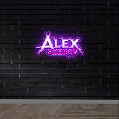 Alex 8ZERO9 - Premium Neon Artwork