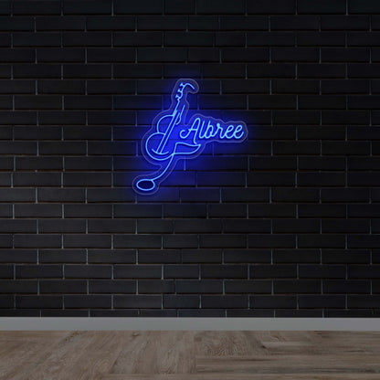 Albree Music - Premium Neon Artwork