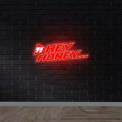 Hey Honey - Premium Neon Artwork