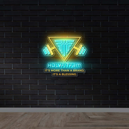 HOLYFITFAM - Premium Neon Artwork