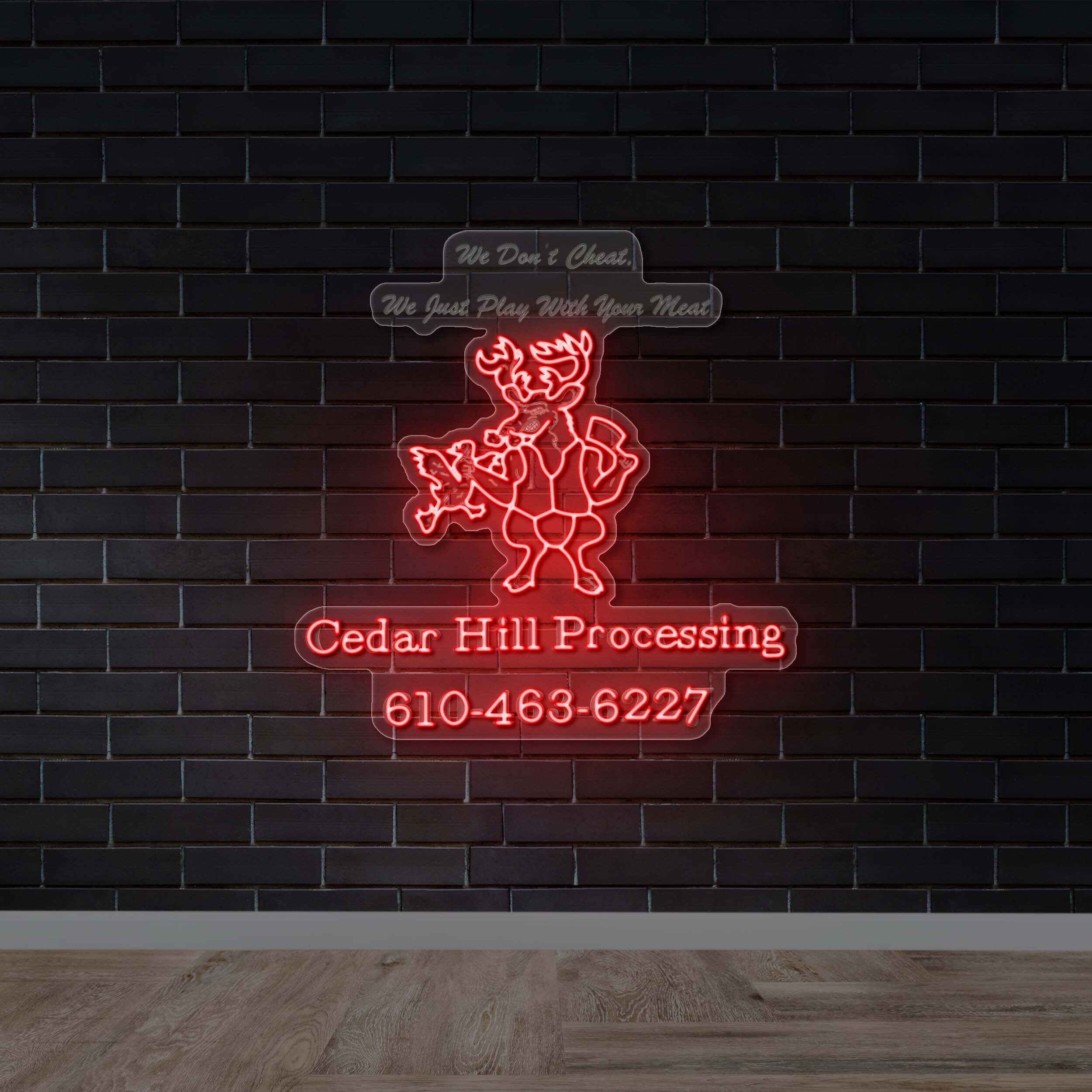 Cedar Hill Processing - Premium Neon Artwork