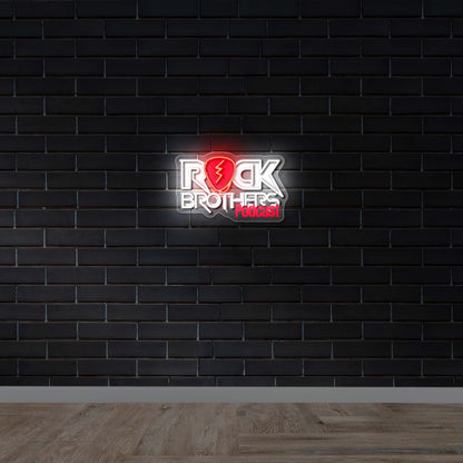 Rock Brothers – Premium Neon Artwork