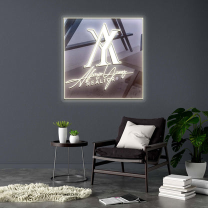 A.Y Realtor - Premium Neon Artwork
