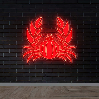 Crab - Premium Neon Artwork