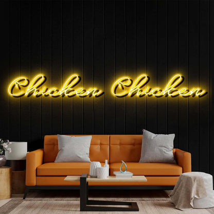 Chicken Chicken - Premium Neon Artwork