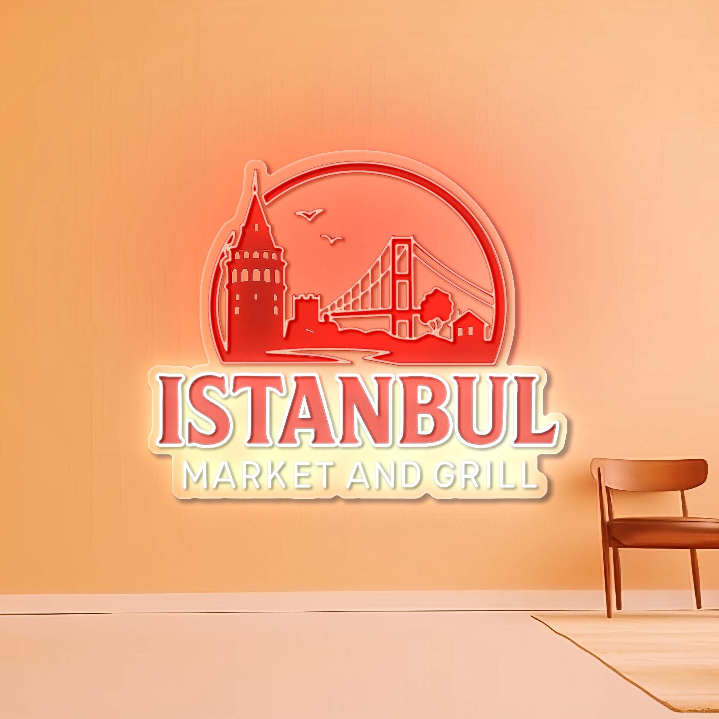 Istanbul Market And Grill – Premium Neon Artwork