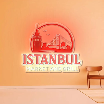 Istanbul Market And Grill – Premium Neon Artwork